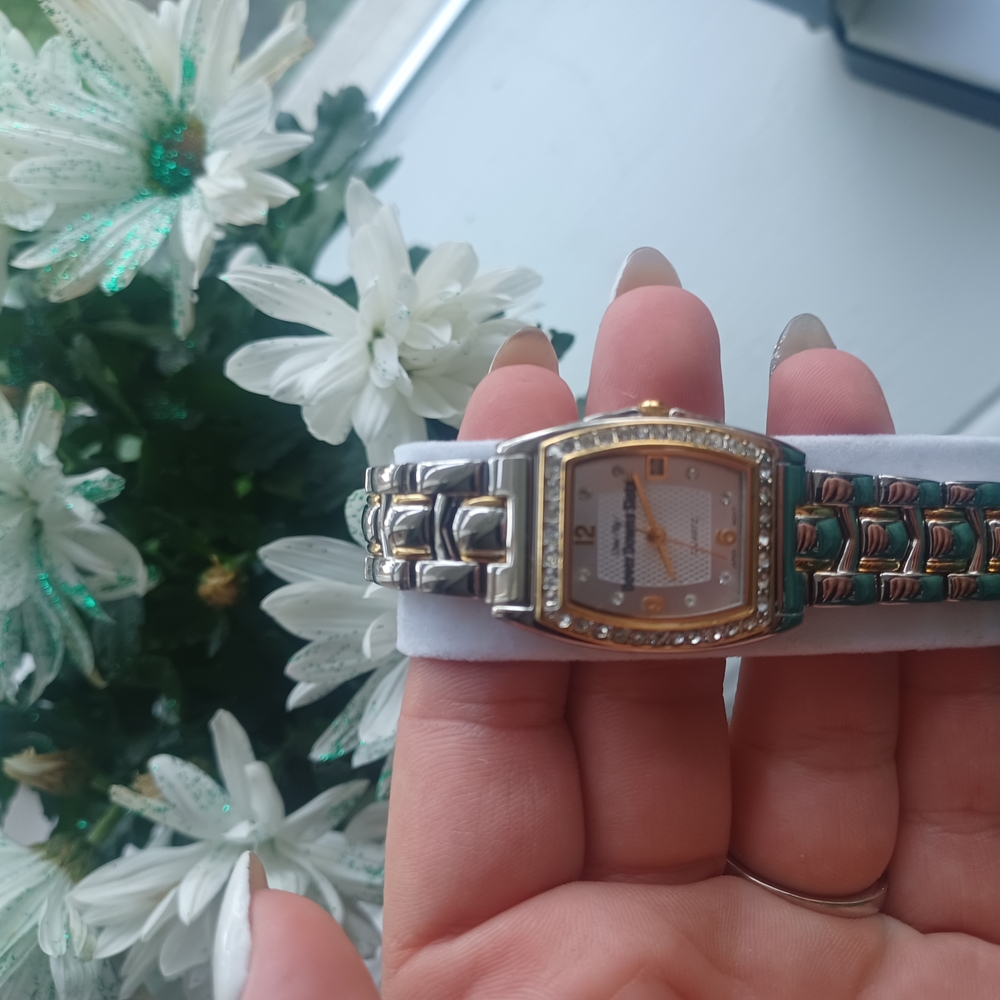 Avon 2002 Two-Tone Silver and Gold Watch